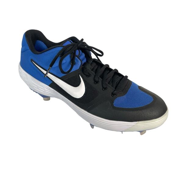 Nike Baseball Cleats Alpha Huarache Elite Men's size 12 Black Blue - Picture 10 of 10